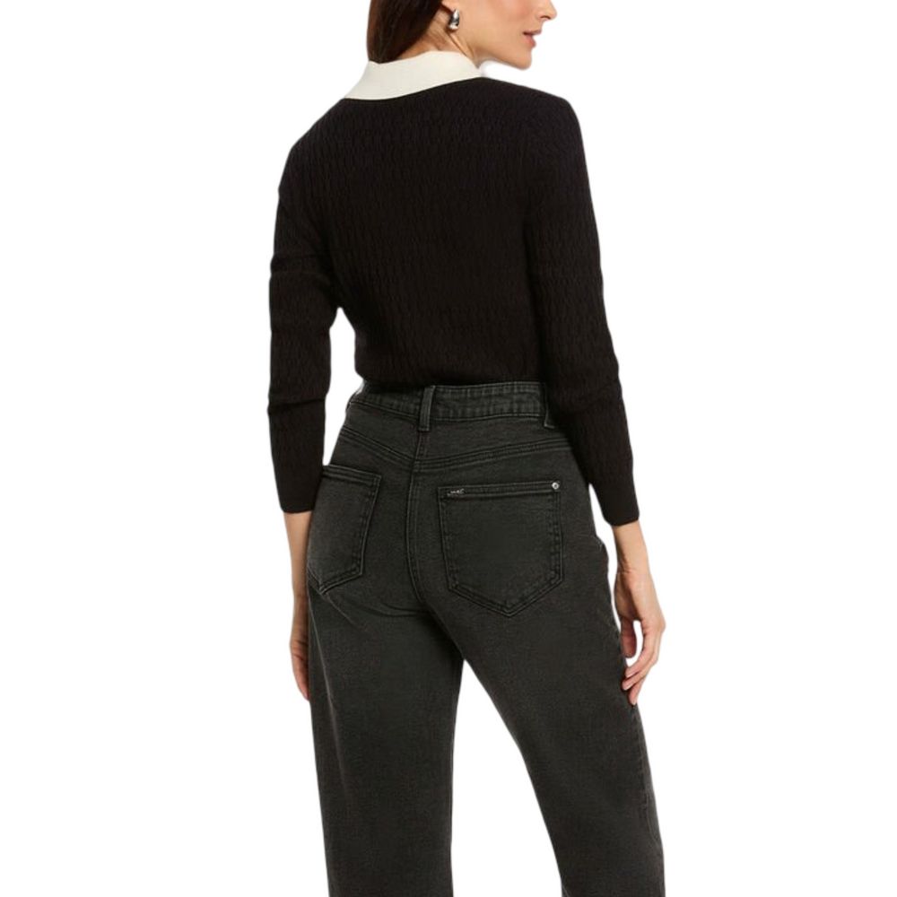 Morgan De Toi Black Viscose Sweatshirt