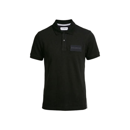 Bikkembergs Black Cotton Polo Shirt