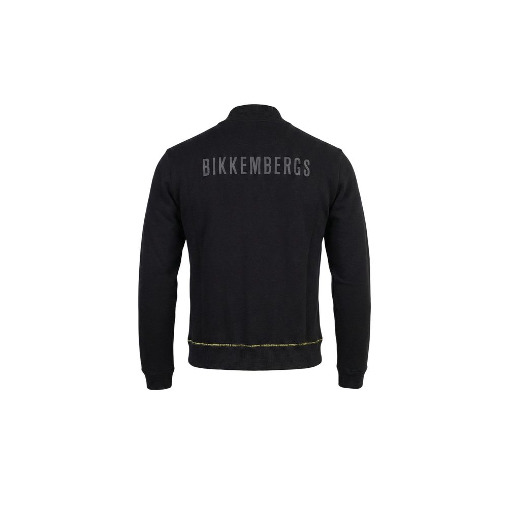Bikkembergs Black Cotton Sweatshirt