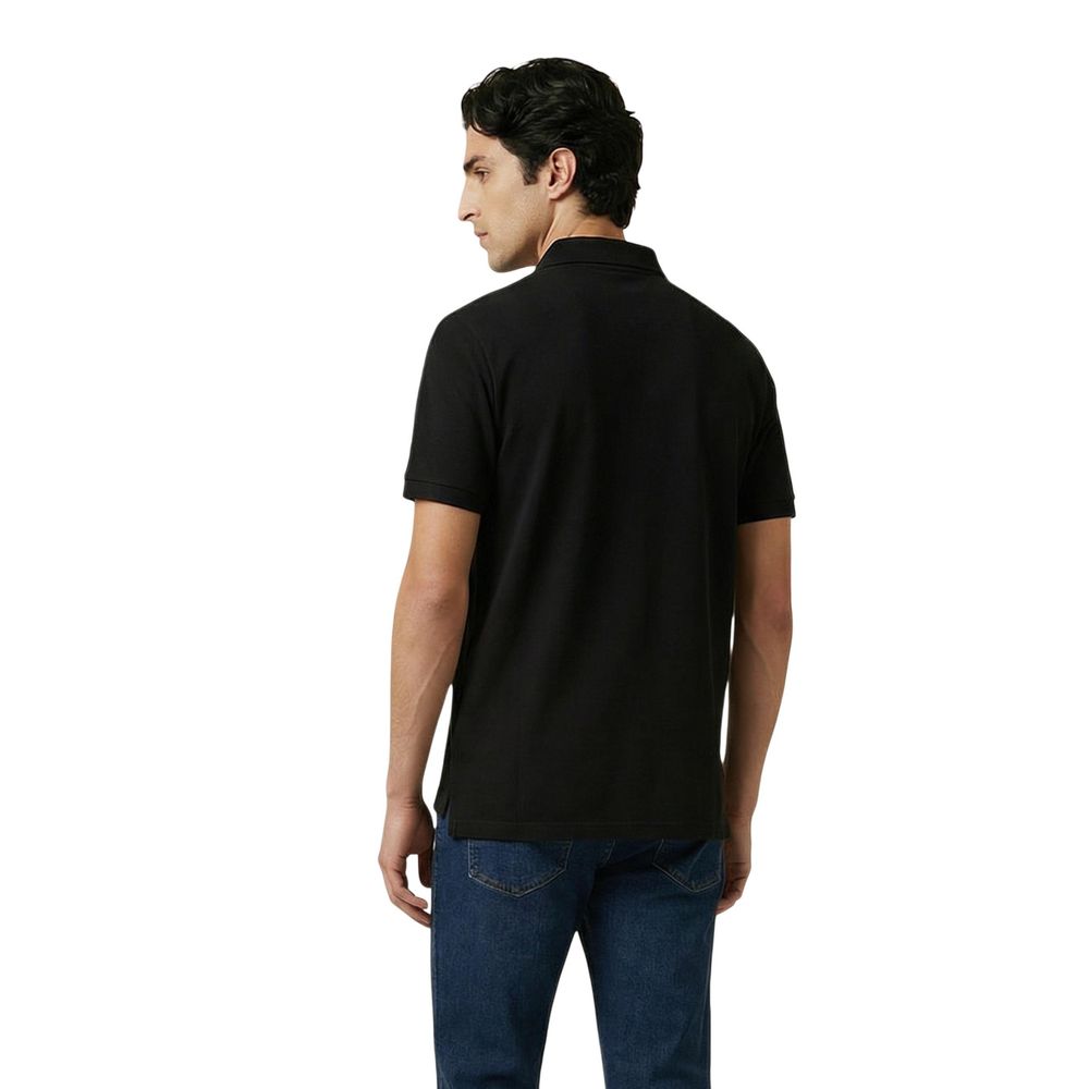 Bikkembergs Black Cotton Polo Shirt