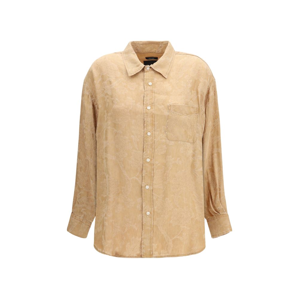 R13 Orange Viscose Shirt