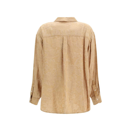 R13 Orange Viscose Shirt