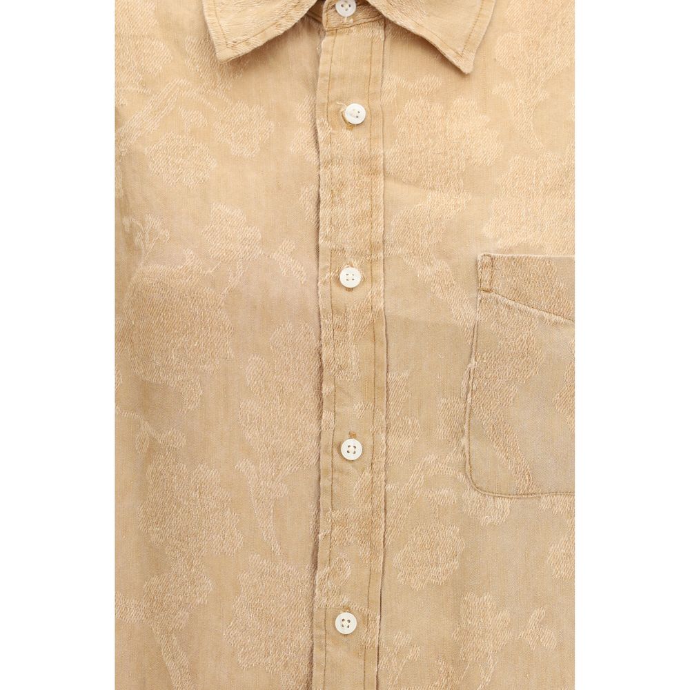 R13 Orange Viscose Shirt