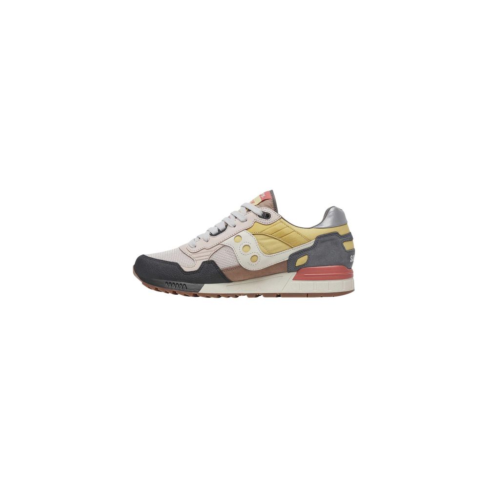 Saucony Beige Suede Leather Low Top Sneakers