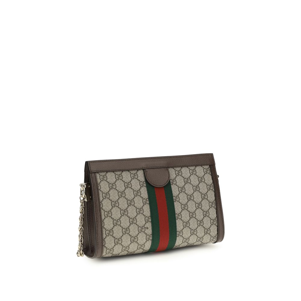 Gucci Brown Fabric Handbag