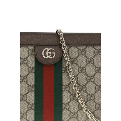Gucci Brown Fabric Handbag
