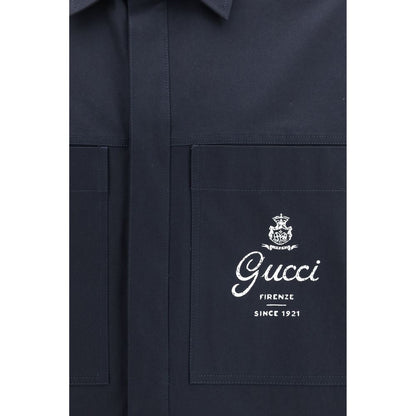 Gucci Blue Cotton Clothing