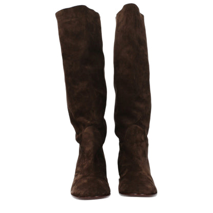 Casadei Brown Leather Boots