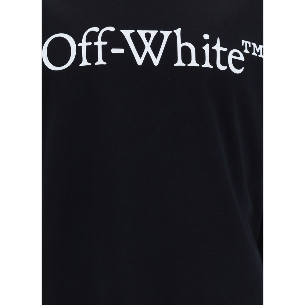 Off-White Black Cotton T-Shirt