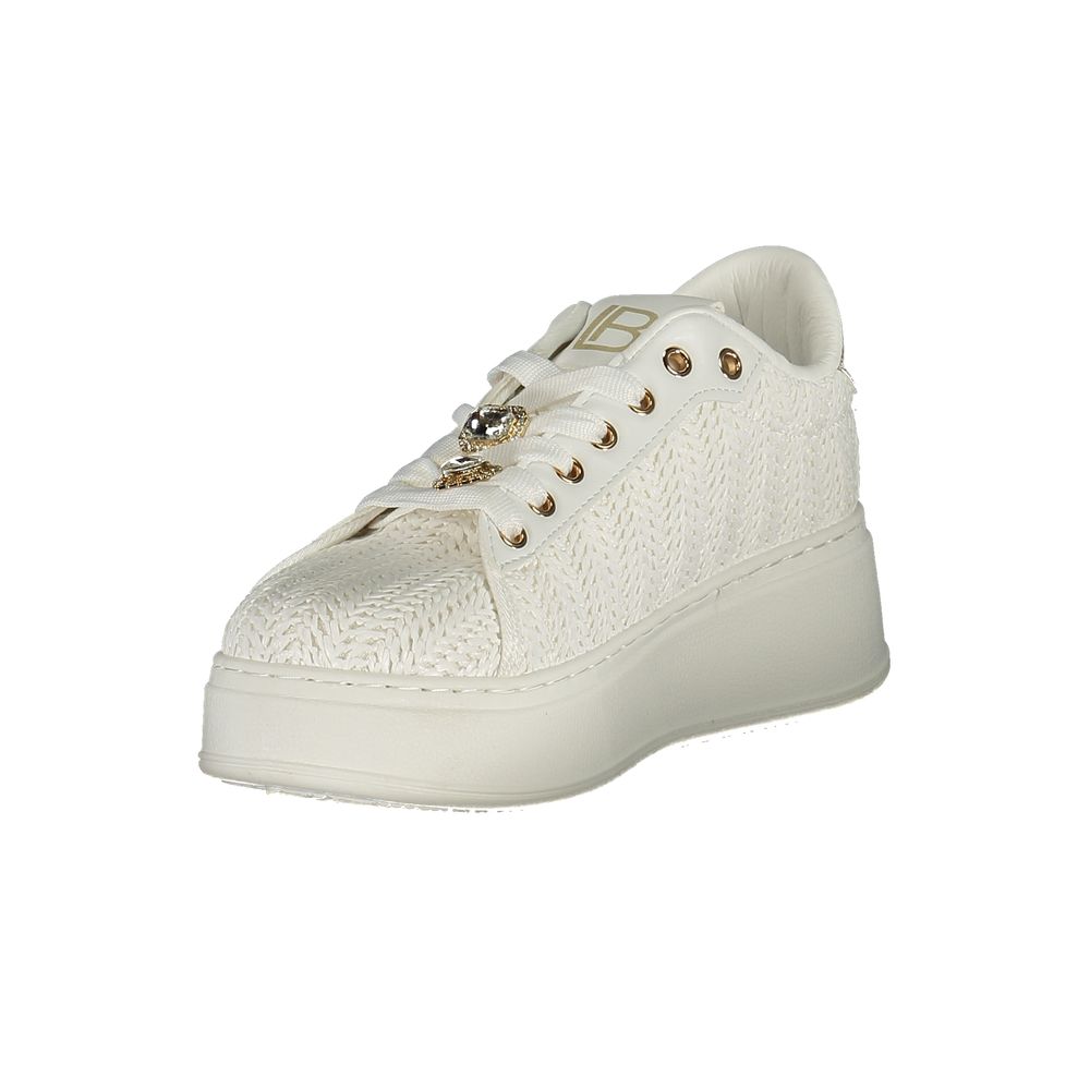 Laura Biagiotti Bianco Polyurethane Women Sneaker