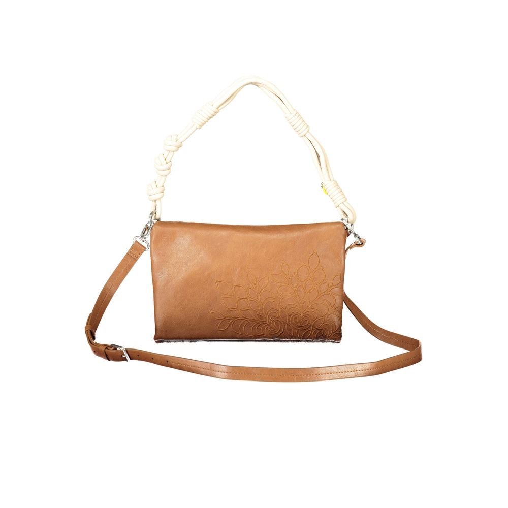 Desigual Marrone Polyurethane Women Handbag