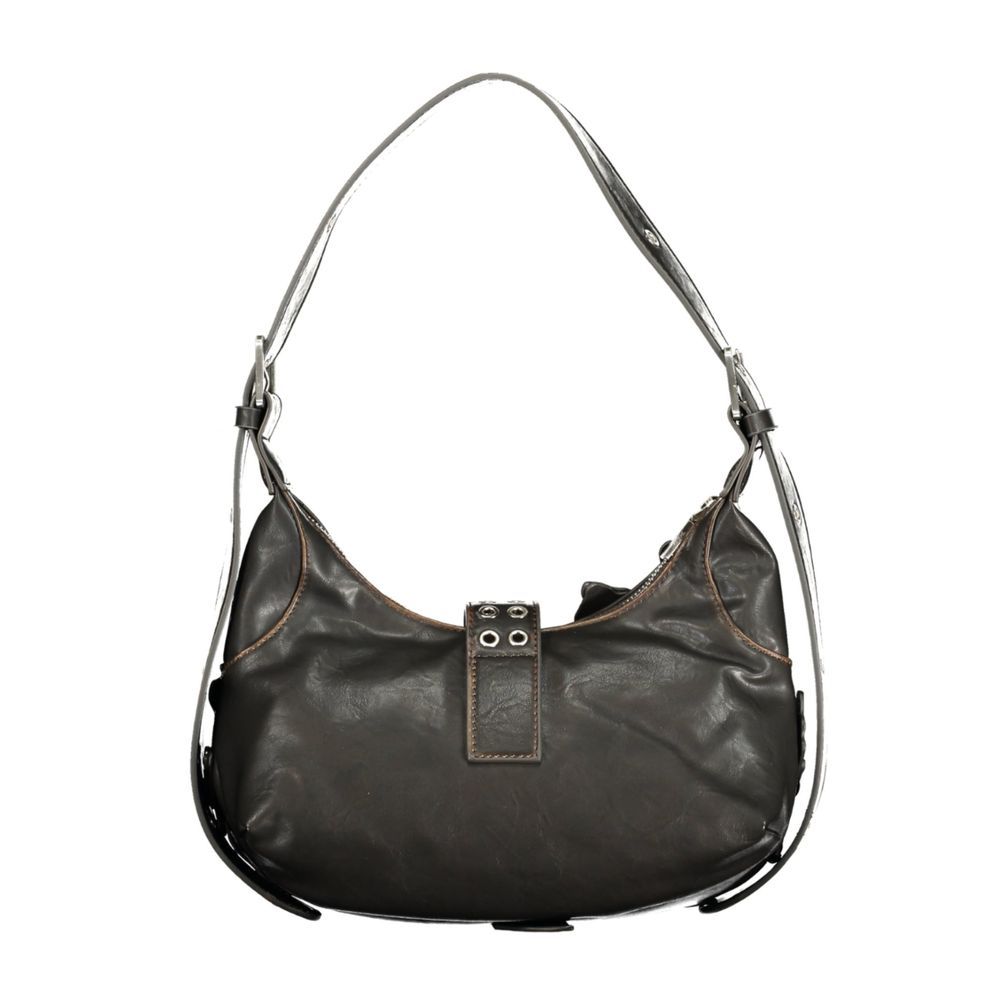 Desigual Marrone Polyurethane Women's Shoulder Bag