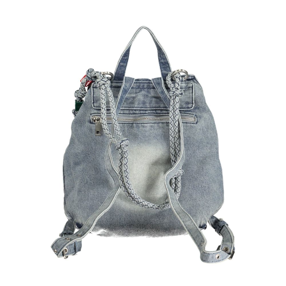 Desigual Azzurro Cotton Women Backpack