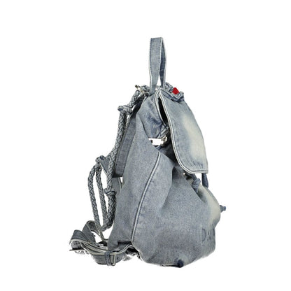 Desigual Azzurro Cotton Women Backpack
