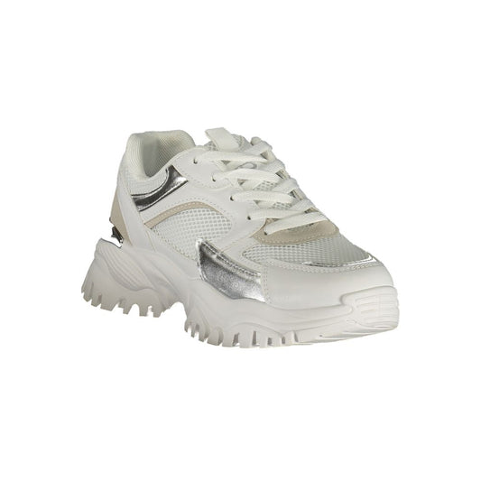 Laura Biagiotti White Polyurethane Women Sneaker