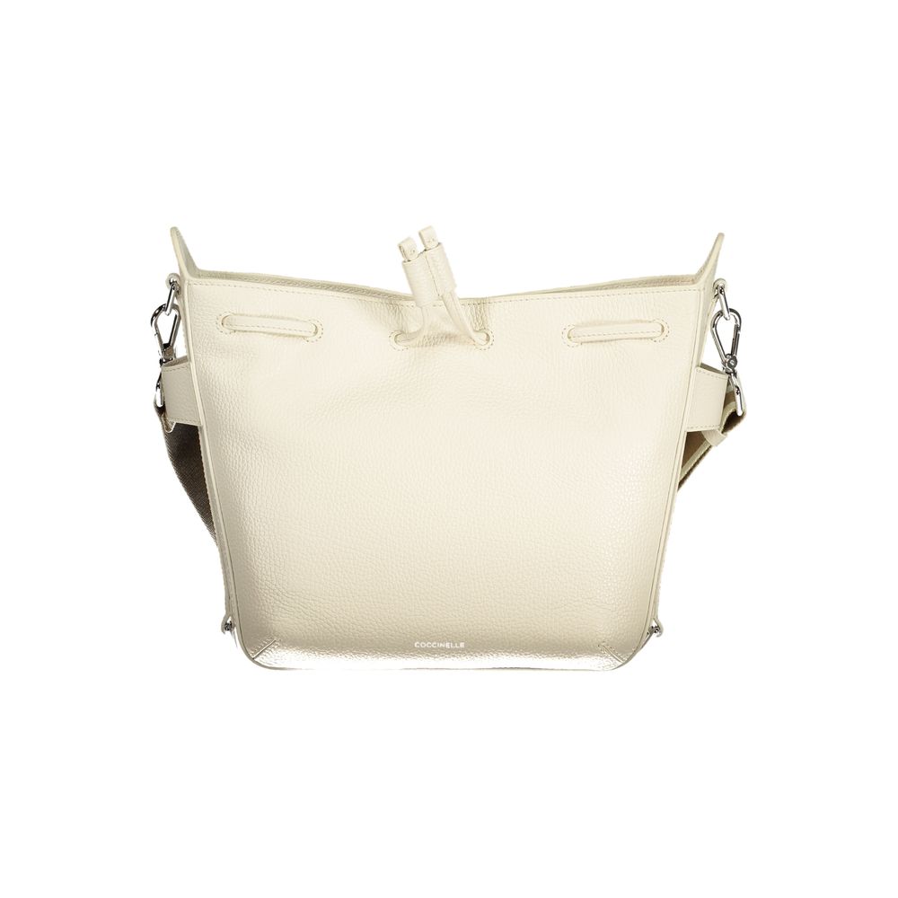 Coccinelle Bianco Leather Women Handbag