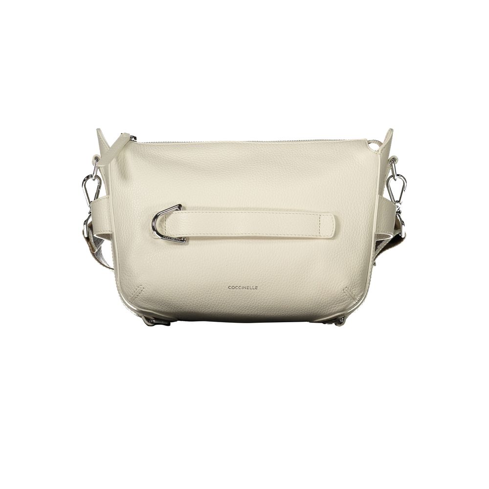 Coccinelle Bianco Leather Women Handbag