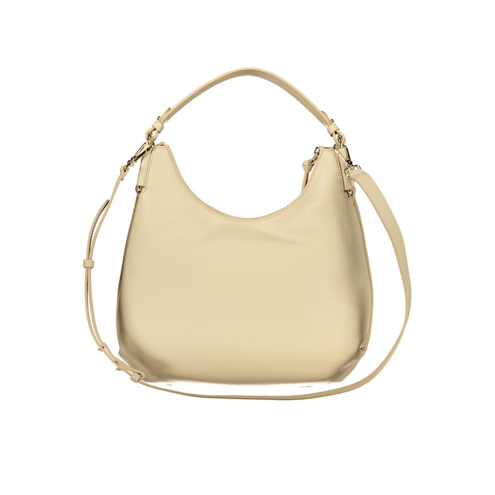 Coccinelle Beige Leather Women Handbag