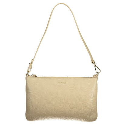 Coccinelle Beige Leather Women Handbag
