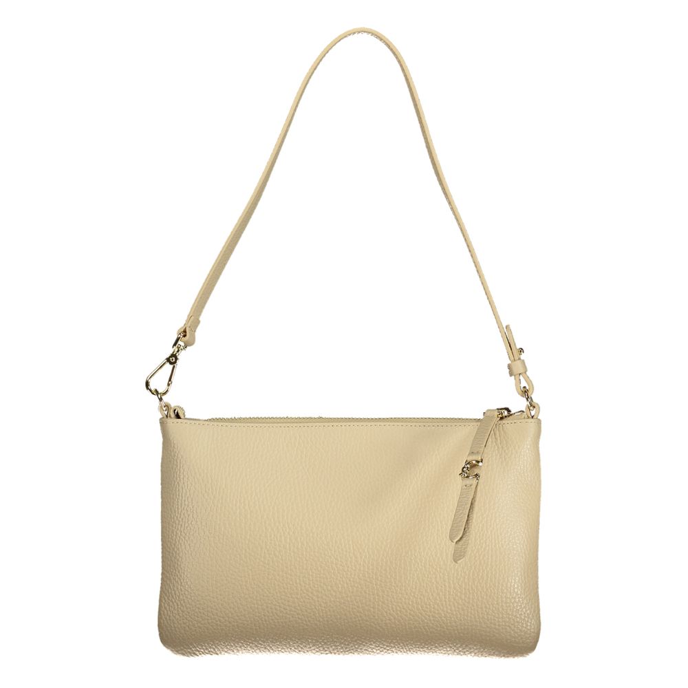 Coccinelle Beige Leather Women Handbag