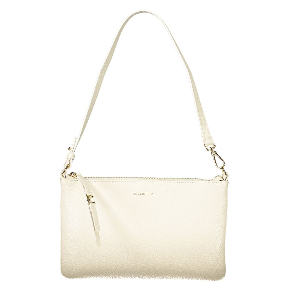 Coccinelle White Leather Handbag