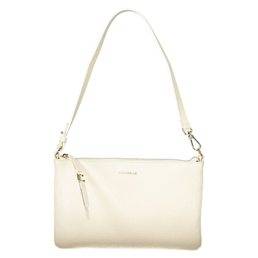 Coccinelle White Leather Handbag