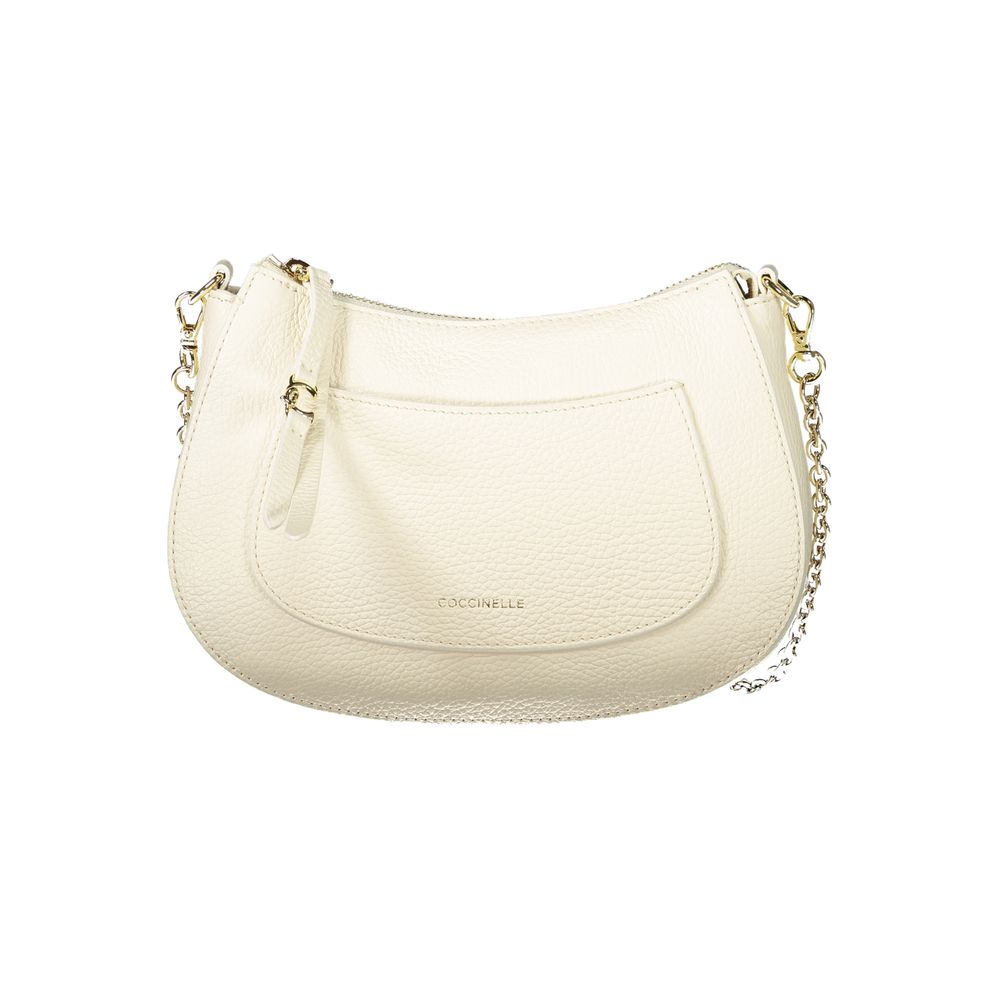 Coccinelle White Leather Handbag