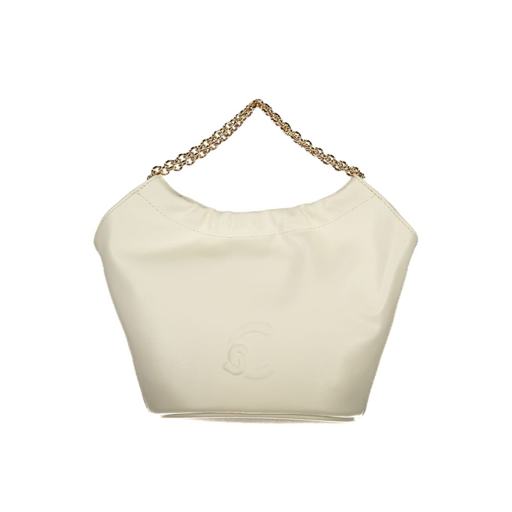 Coccinelle White Leather Woman Handbag