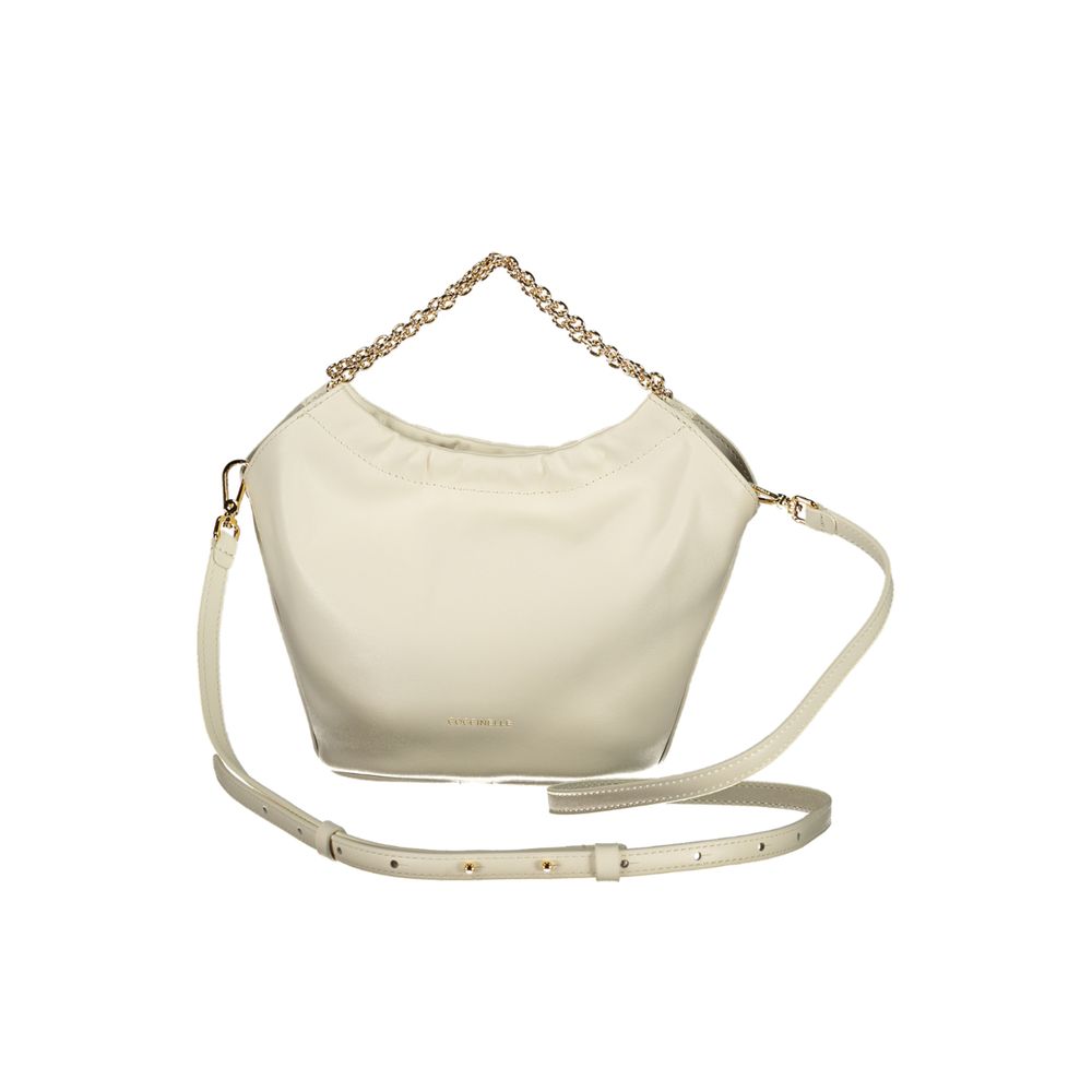 Coccinelle White Leather Woman Handbag