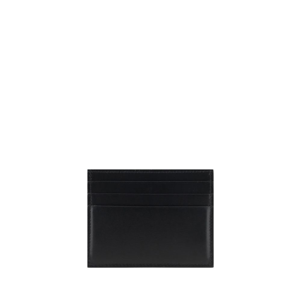 Ferragamo Black Calf Leather Bos Taurus Wallet