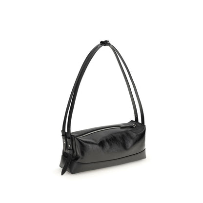 Maison Margiela Black Calf Leather Bos Taurus Shoulder Bag