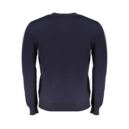 Harmont & Blaine Blue Wool Men Sweater