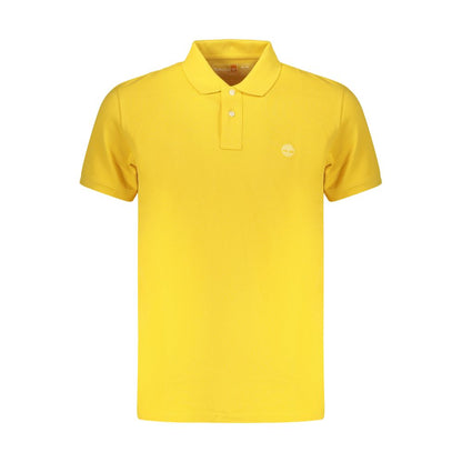 Timberland Yellow Cotton Men Polo Shirt