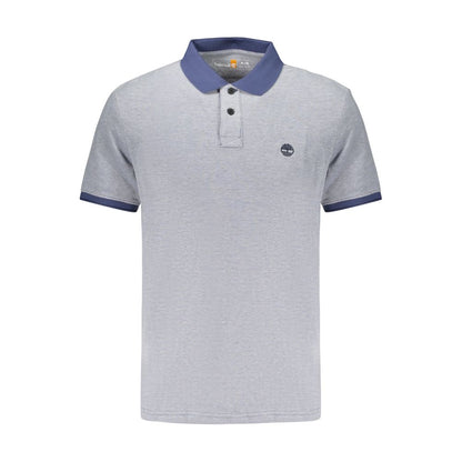 Timberland Blue Cotton Men's Polo Shirt