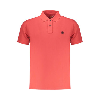 Timberland Red Organic Cotton Men Polo