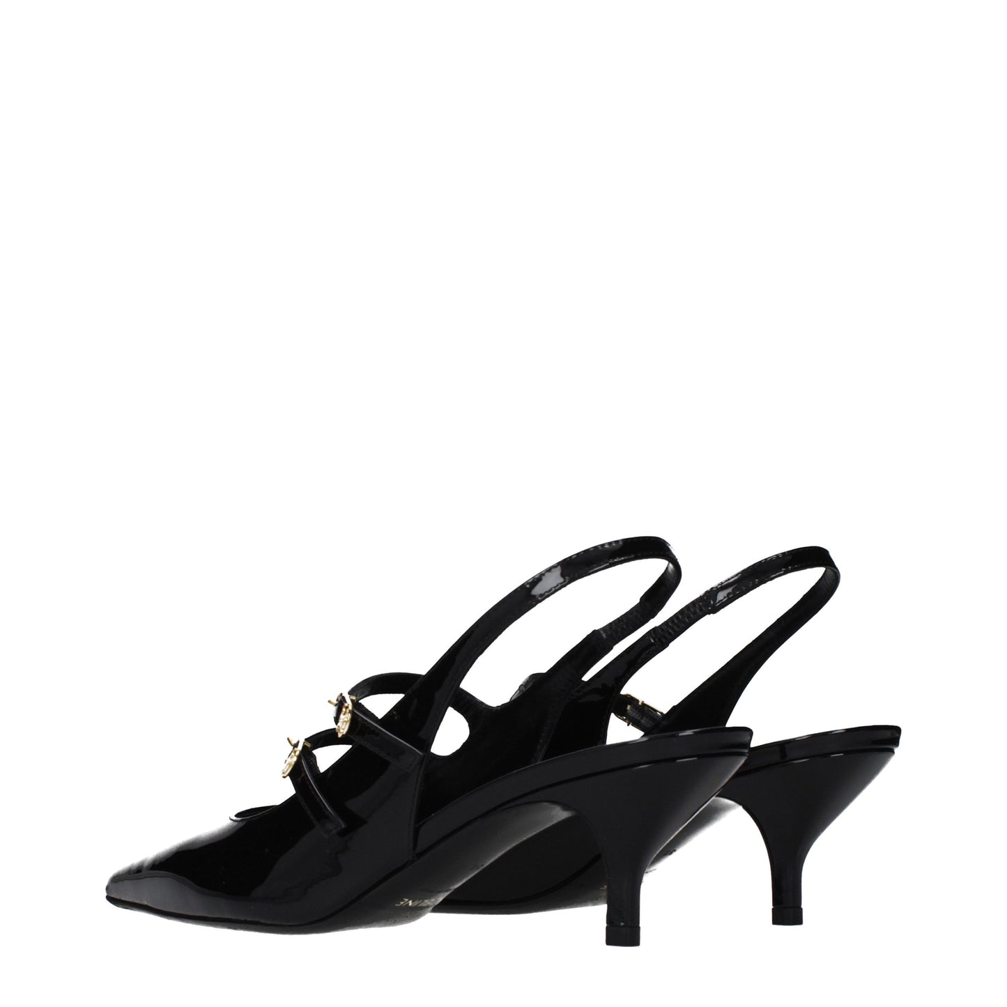 Celine Black Leather Sandals