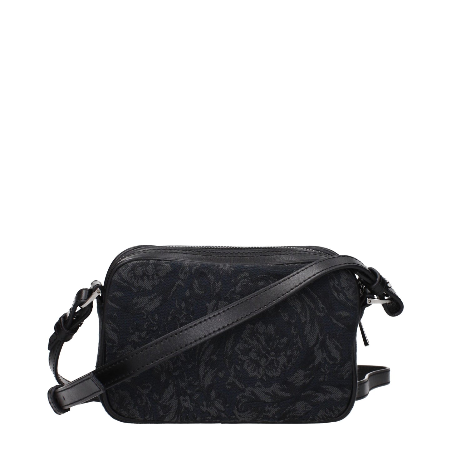 Versace Black Fabric Crossbody Bag