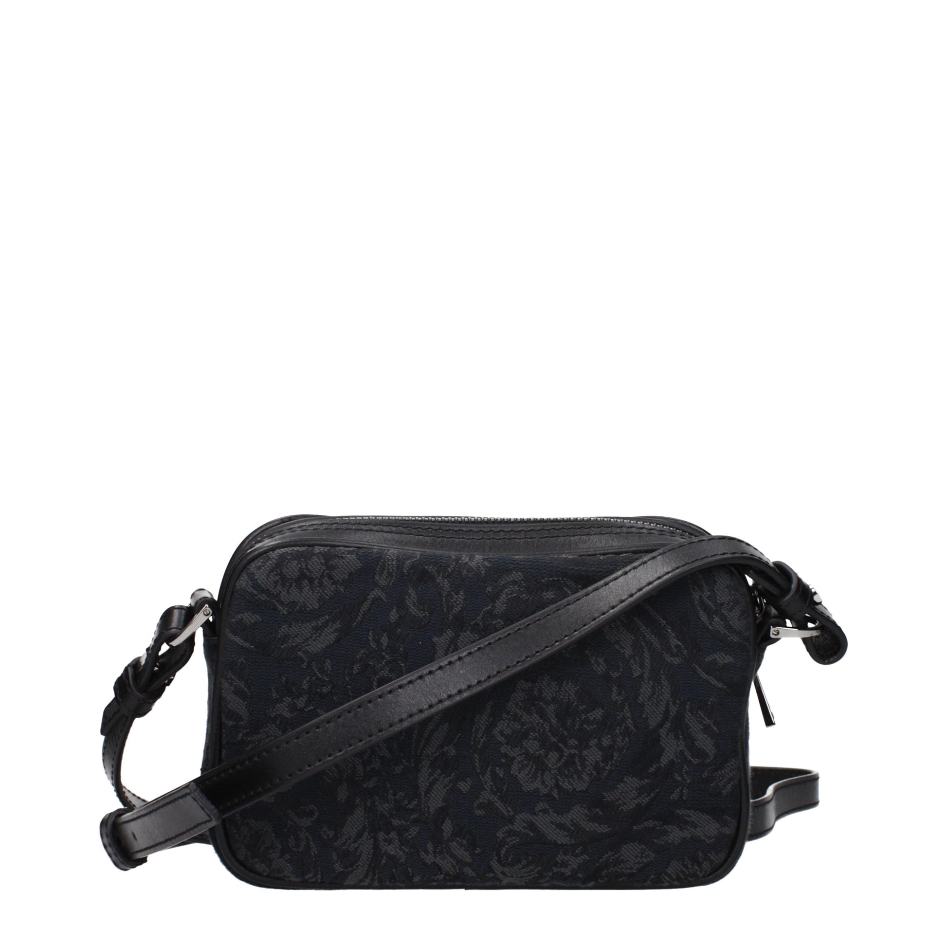 Versace Black Fabric Crossbody Bag