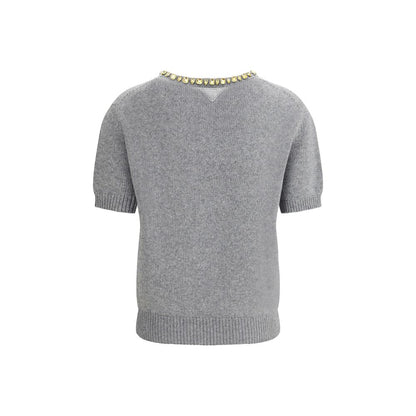 Prada Gray Cashmere Sweater