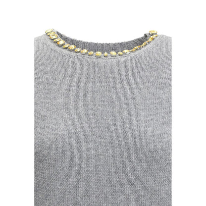 Prada Gray Cashmere Sweater