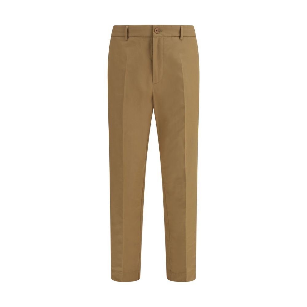 Moncler Beige Cotton Casual Pants