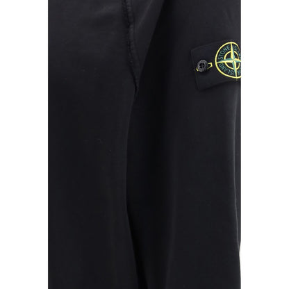 Stone Island Black Cotton Sweatshirt