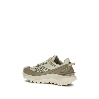 Moncler Beige Polyamide Athletic Sneakers