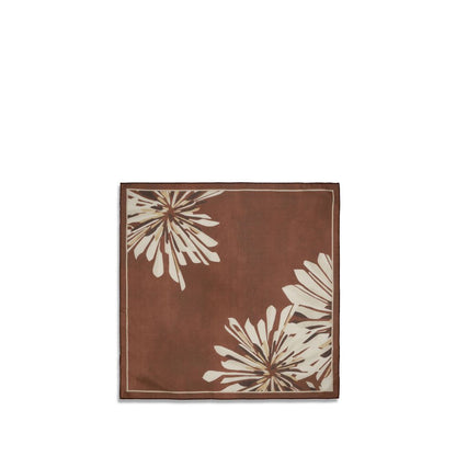 Brunello Cucinelli Bordeaux Silk Scarf