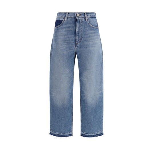 PINKO Blue Cotton Jeans Denim
