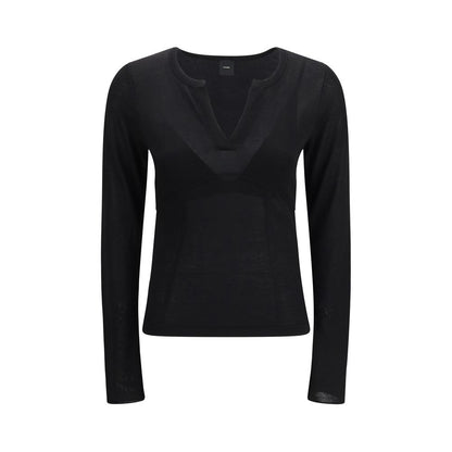 PINKO Black Viscose Sweatshirt