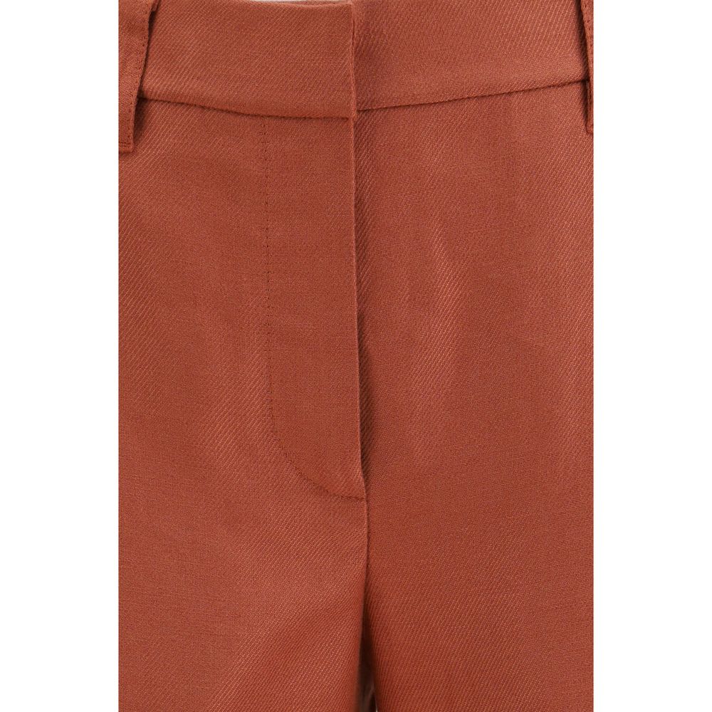 Brunello Cucinelli Multicolor Linen Casual Pants