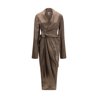 Rick Owens Brown Copper Casual Dress