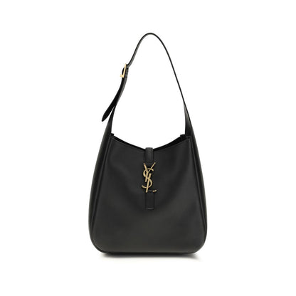 Saint Laurent Black Calf Leather Bos Taurus Shoulder Bag