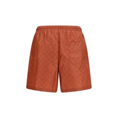 Gucci Orange Polyester Shorts